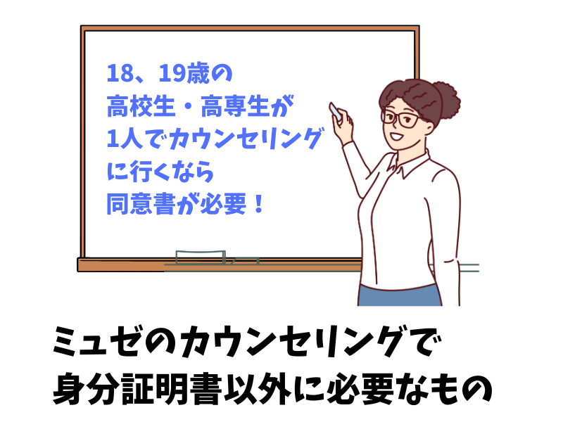 ミュゼのカウンセリングで、身分証明書以外に必要なものは?